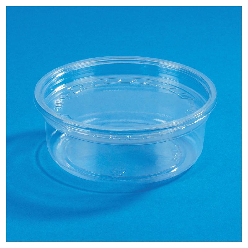 Pot en plastique fraîcheur 24 cl - Transparent - Lot de 50_0