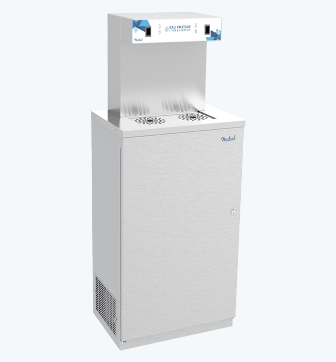 Refroidisseur RDC 475 - inox robuste - versions 80L/h et 150L/h - eau froide, sirop ou gazeuse_0