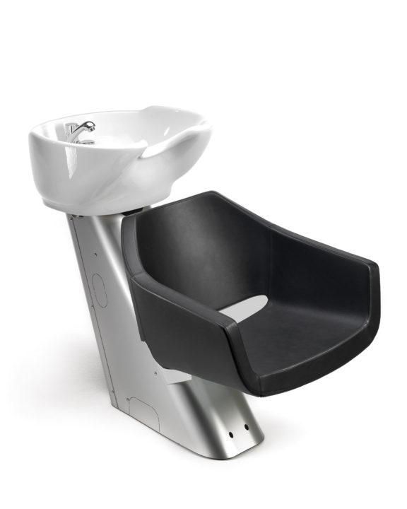 Bac de lavage Satin Domingo A4D04C / A4D04008 - aluminium anodisé - lavabo basculant blanc_0