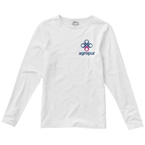 T-shirt manches longues femme Curve - 33014012 - Col ras du cou - 95% coton, 5% élasthanne - 200 g/m²_0