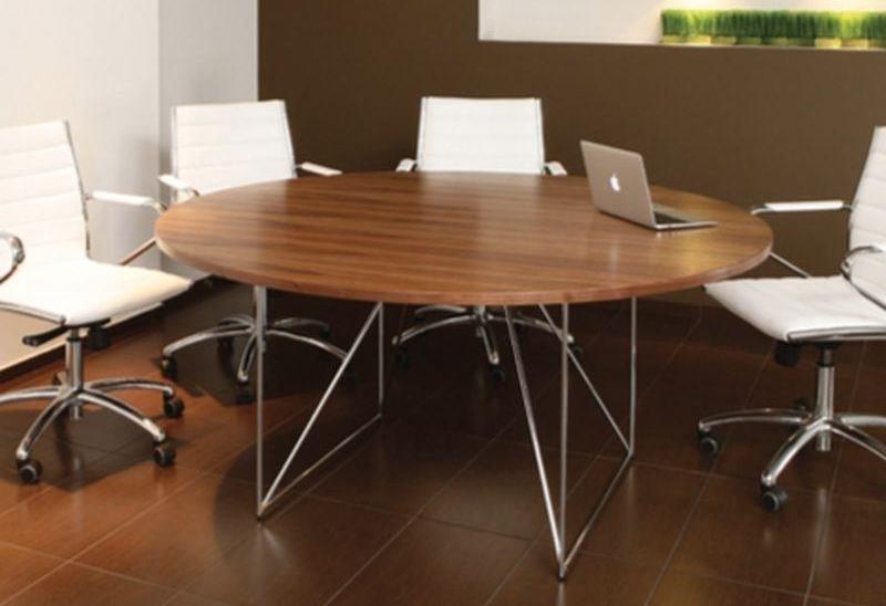 Table de réunion ronde 6 personnes  Aero_0