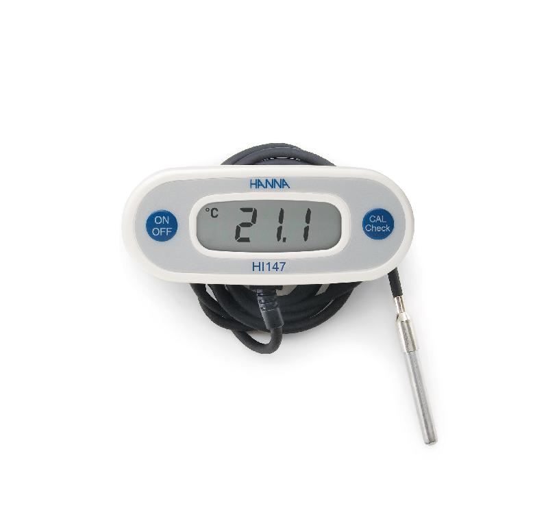 Thermomètre Checkfridge - Spécial réfrigérateur - Fixation magnétique - -50,0 à 80,0 °C - HI147-00_0