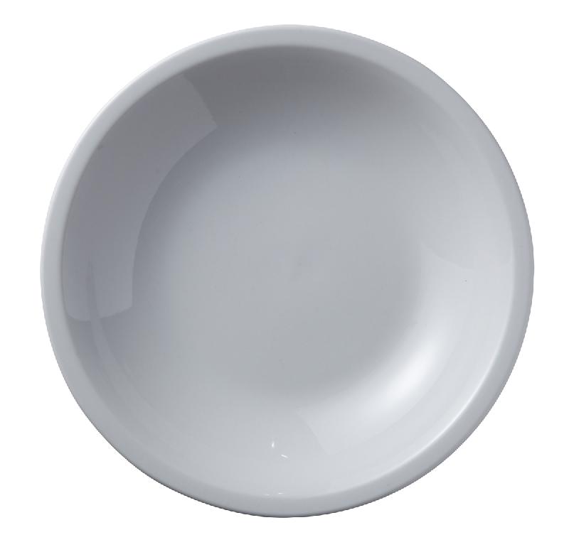 ASSIETTE CREUSE ROND BLANC PORCELAINE Ø 20,5 CM UNI