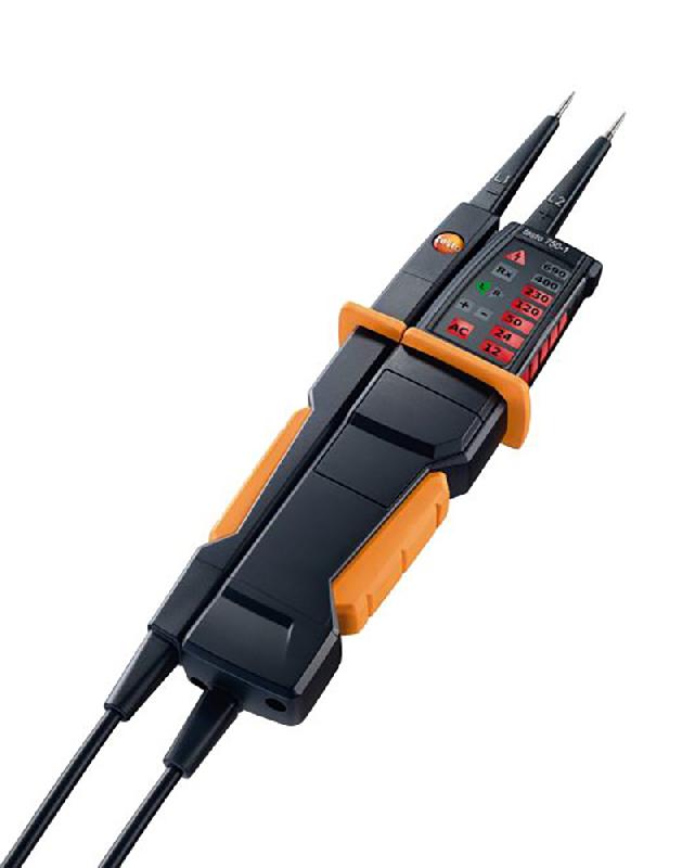 Testeur de tension Testo 750-1 - Voyants LED circulaires pour contrôle de tension et continuité_0