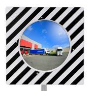 28416 - Miroir routier réglementaire économique - Virages - Épaisseur 10 mm - 3 dimensions d'optique au choix_0