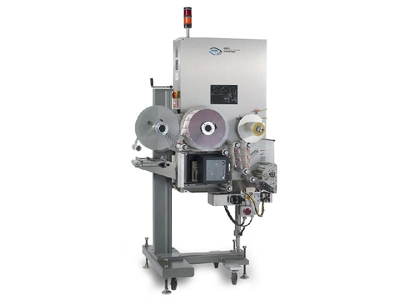 Étiqueteuse automatique industrielle 410 - impression et application - Finaltouch - robuste et rapide jusqu'à 120 unités/min_0