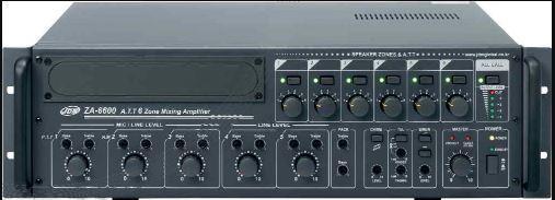 Amplificateur préampli ZA-6480 Rondson - 480 Watts - 6 zones avec options et protections avancées_0