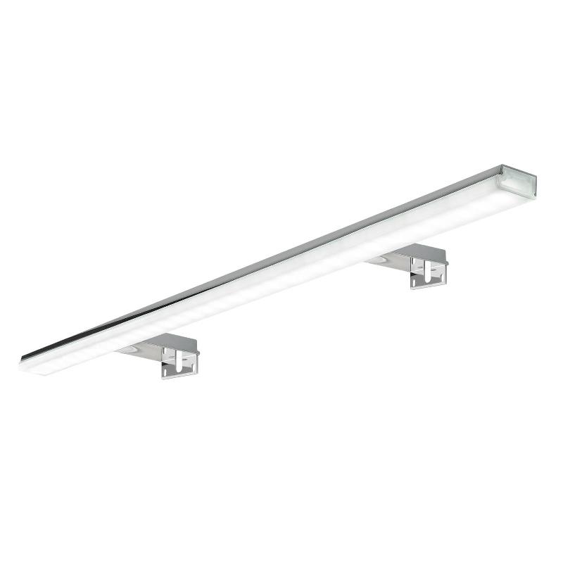 EBIR APPLIQUE POUR MIROIR LED PANDORA, CHROME, LARGEUR 100,8 CM