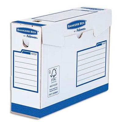 BOÎTE A ARCHIVES BANKERS BOX POUR CHARGES LOURDES - DOS DE 15 CM - MONTAGE MANUEL - LOT DE 20
