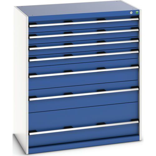 BOTT 1 ARMOIRE À TIROIRS SL-10612-7.2 AVEC 7 TIROIRS POUR CHARGE LOURDE_BOTT