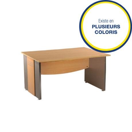 BUREAU OPÉRATIONNEL DROIT TRIADE PIEDS PANNEAUX 160 CM (COLORIS AU CHOIX)