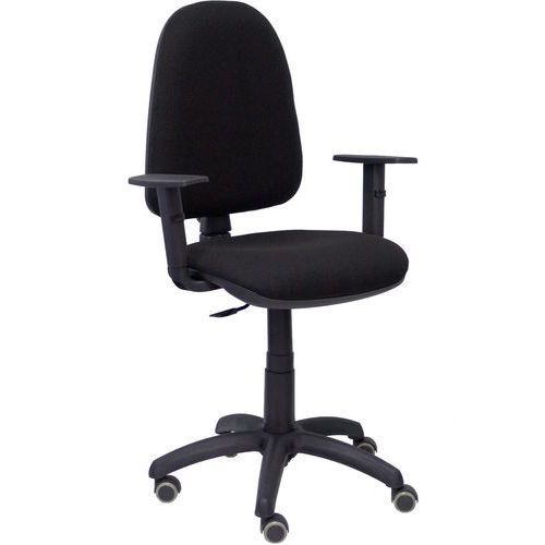 CHAISE AYNA BRAS RÉGLABLE - ROUE PARQUET - NOIR - PIQUERAS Y CRESPO