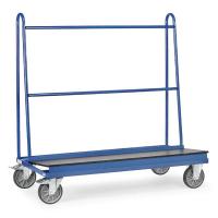 CHARIOT PORTE-PANNEAUX AVEC PLATEAU EN CONTREPLAQUÉ HYDROFUGE - 500 KG