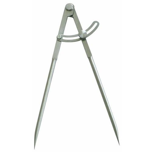 COMPAS À CHARNIÈRE À POINTES AVEC 1/4 DE CERCLE - LONGUEUR 250 MM TALIAPLAST