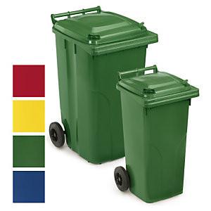 CONTENEUR POUBELLE MOBILE 240L - ROUGE
