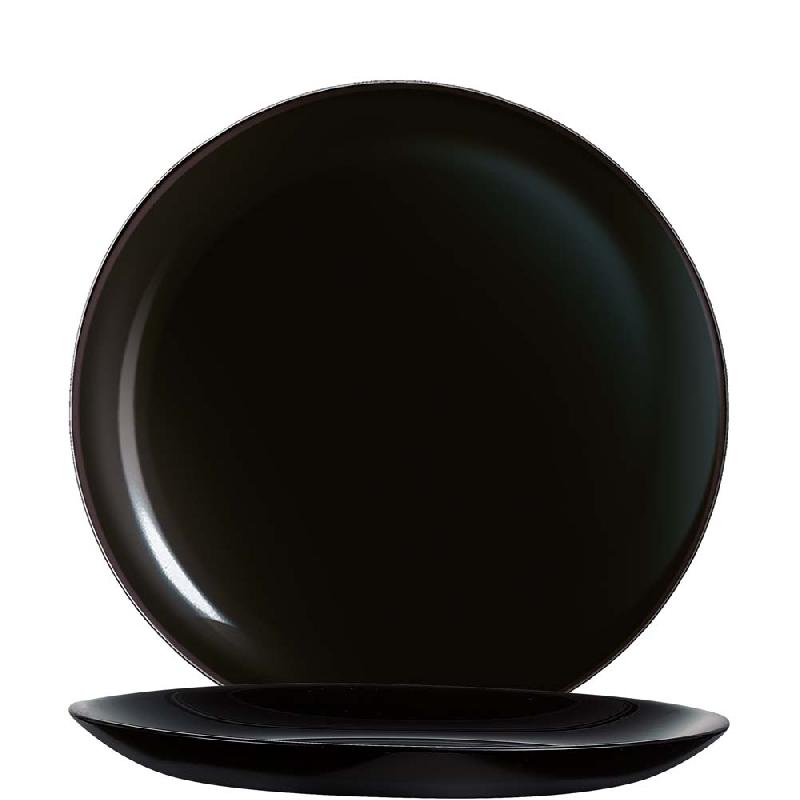 COUPELLE ARCOROC EVOLUTIONS BLACK, PLATE, 19 CM, NOIRE