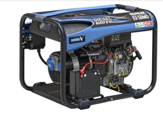 Diesel 6000 E XL C5 Groupe électrogène - Kohler - 4,90 kW - 50 Hz - 230V_0