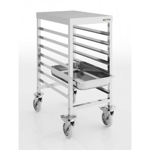 ECHELLE BASSE GASTRO EN INOX ERATOS - 7 NIVEAUX GN 2/1