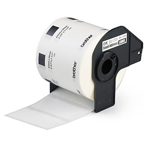ÉTIQUETTE THERMIQUE ADHÉSIVE PERMANENTE PRÉDÉCOUPÉE POUR BROTHER 38X90 MM