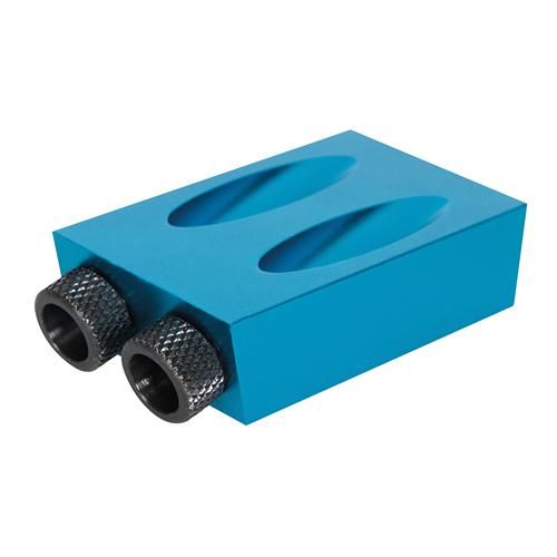 Gabarit de perçage pour vissage oblique - Silverline - aluminium monobloc - guides 6, 8 et 10 mm - perçage à 15°_0