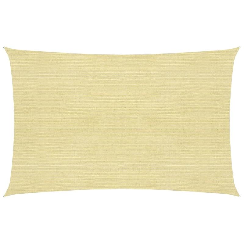 Helloshop26 - Voile d'ombrage 160 g/m² 4 x 5 m pehd beige 02_0008982 - beige 3000481582726_0
