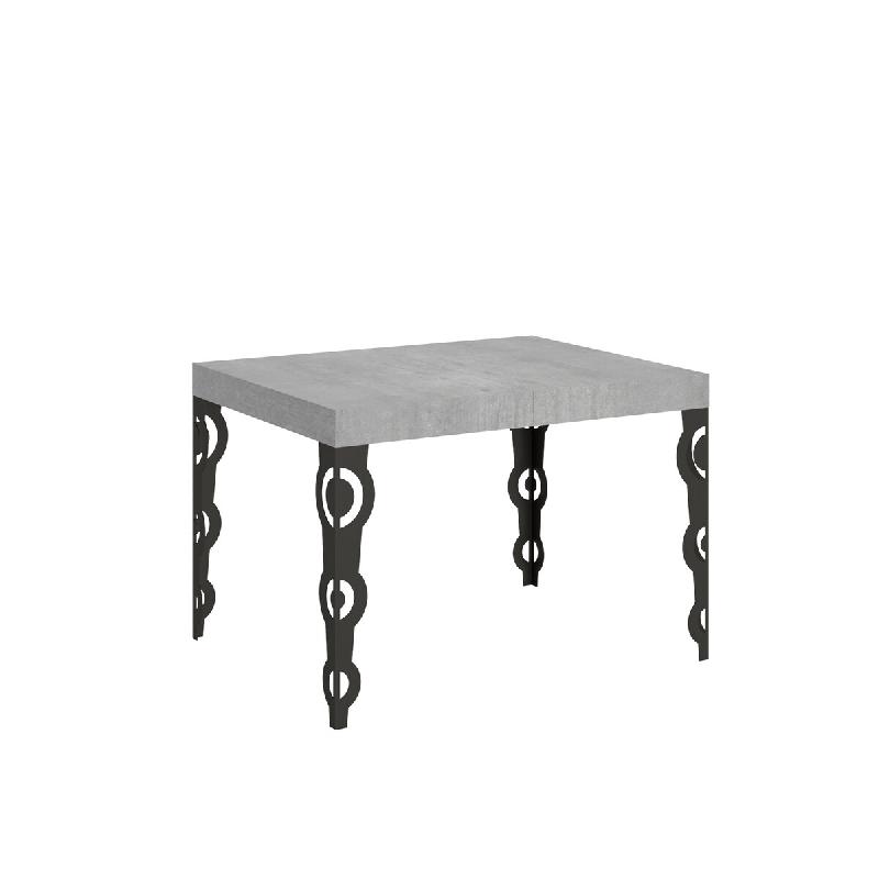 Itamoby Table Extensible 70X110/194 Cm Karamay Cement Structure Anthracite - gris 8050598200186_0