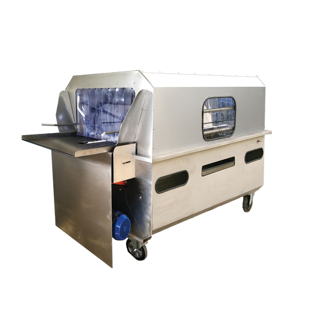 Laveuse de caisses inox performante, fonctionnant en eau recyclée - Cadence 100 à 600 caisse/H - LC1I_0