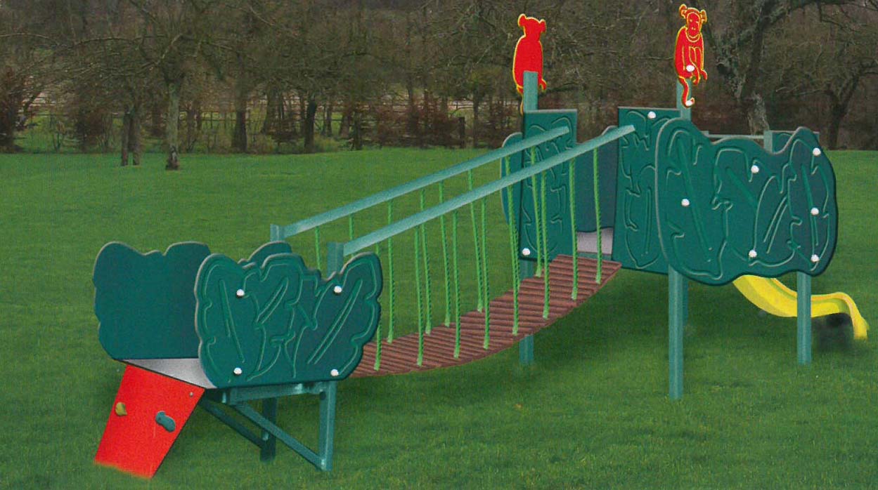 Structure pour aire de jeux Les singes - ref : 1220p/sb_0