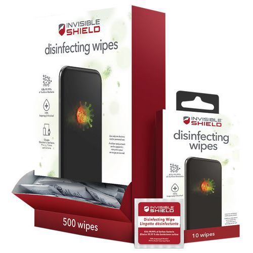 LINGETTES DÉSINFECTANTES INVISIBLESHIELD X500