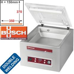 Machine d'emballage sous vide - cuve inox 450x510xh420 - GA-102/S - pompe Busch 8m3/h_0