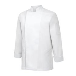 METRO PROFESSIONAL Veste de cuisine pour hommes, manches longues, taille XXXL, blanc - XXXL blanc multi-matériau 4337231887824_0