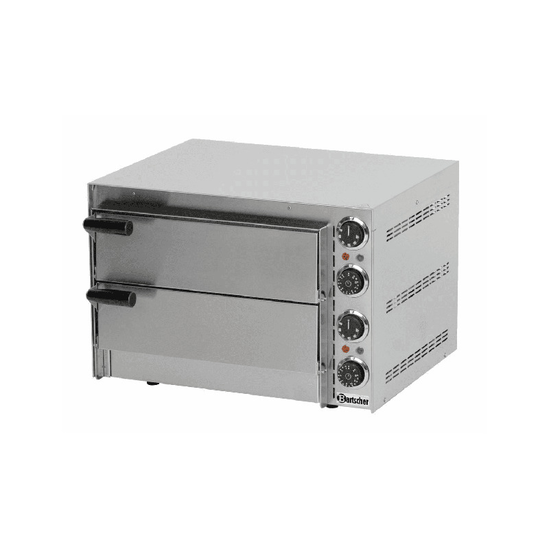 Mini four inox électrique 2 pizzas (Ø)350 mm, argenté, 2700 W, 220 V - MONO_0
