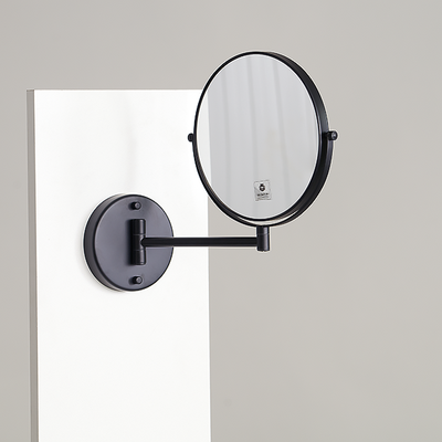 Miroir classique 1 noir édition - Double face avec bras pivotant et grossissement 3x - SKU: H-776-CLAS1B_0