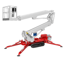 Nacelle élévatrice Ragno TZX 250S - légère et performante avec nacelle frontale et bras télescopique jusqu'à 24,4m_0