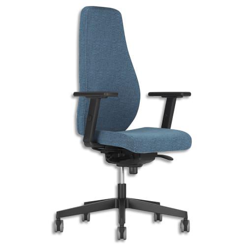 Nowy fauteuil Bjarg - tissu bleu - référence 446311_0