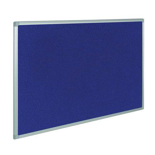 PANNEAU AFFICHAGE TISSU BLEU - 60X90CM