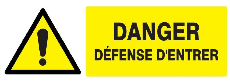 Panneaux rigides 200x52 mm dangers - PNGPSC-TL03/DGDE_0