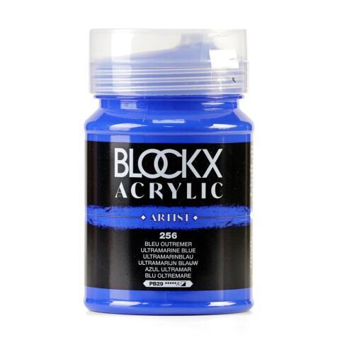 PEINTURE ACRYLIQUE FINE POT 500ML - BLEU OUTREMER