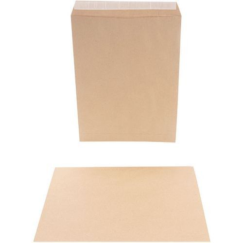 POCHETTE 260X330 90G KRAFT BLOND AUTO ADHÉSIVE