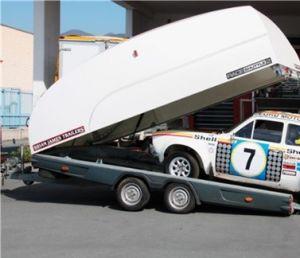 Porte voiture Race Shuttle 2 - 4,30 x 1,95 m - 2600 kg PTC - hydraulique - Brian James_0