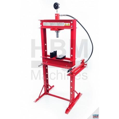 Presse hydraulique 20T - 01817 - Course 185 mm, largeur utile 550 mm, plage de travail réglable 60 à 1.220 mm_0