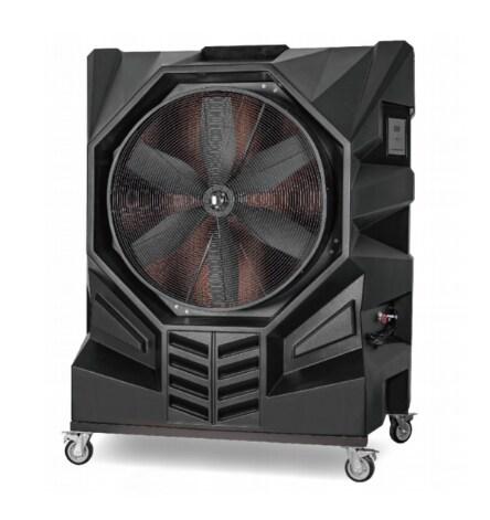 Refroidisseur évaporatif portable KRS EVC300A en plastique  30 000 m³/h  1580 x 800 x 1950 mm  220 l blanc - noir plastique EVC300B_0