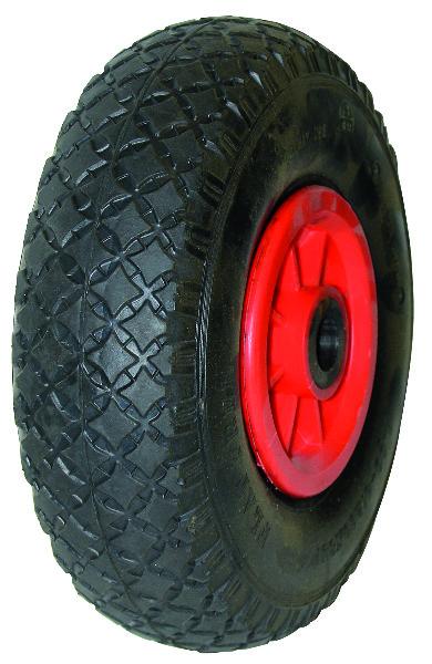 ROUE NYLON D260X85 PNEU INCREV.3.00-4 AL ROULEAUX