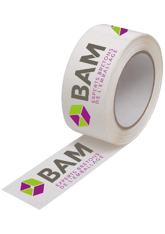 Ruban adhésif personnalisé - fabrication 100% française - pour image de marque et sécurisation des colis_0