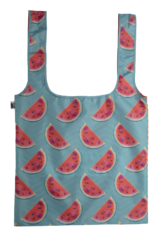 Sac shopping pliable sur mesure - 190T RPET - Impression sublimation - Labélisé RPET_0