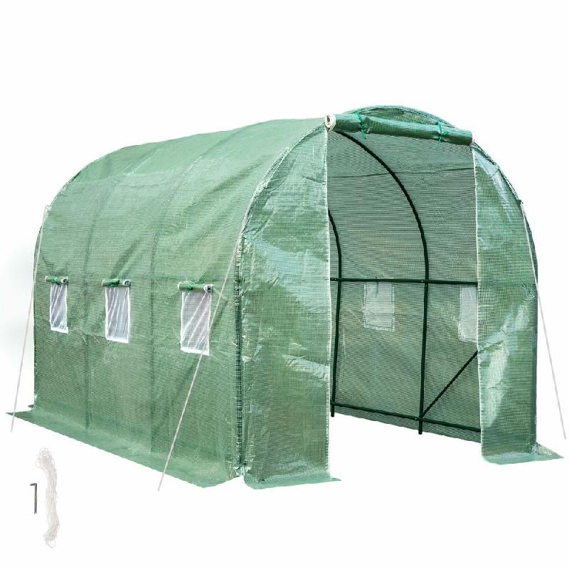 SERRE DE JARDIN JARDINAGE OUTILLAGE TUNNEL 7 M² 1608018_0