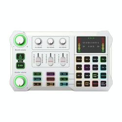 Table De Mixage Bluetooth Pro Avec Effets Sonores Et Port OTG YONIS - blanc 3615616946566_0