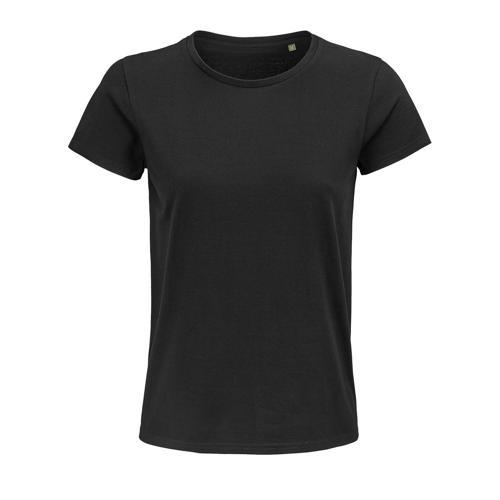 TEE-SHIRT PERSONNALISABLE FEMME COTON ORGANIQUE BIO JERSEY 175 NOIR PROFOND