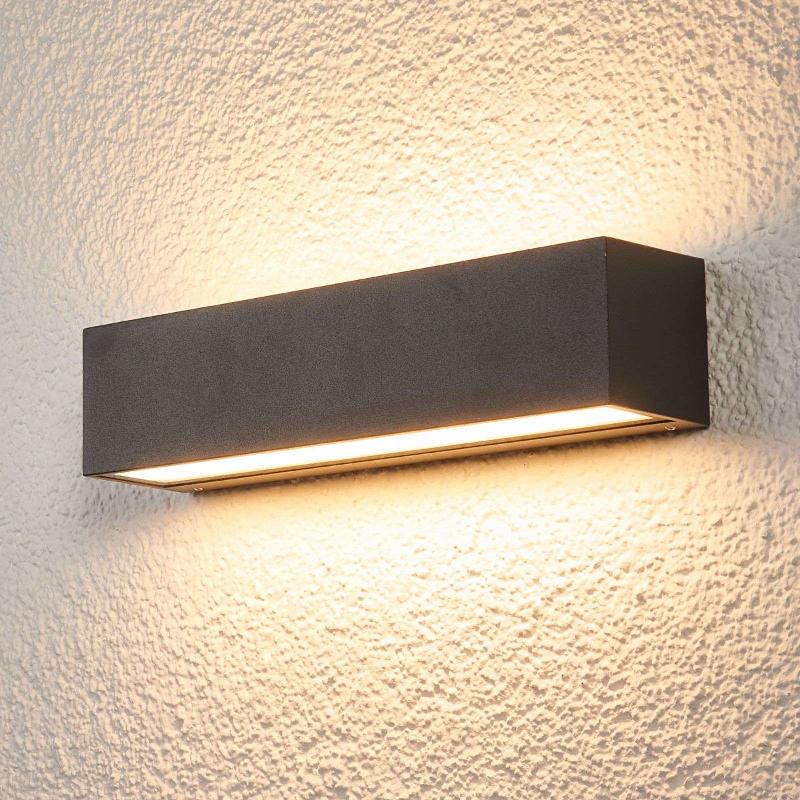 APPLIQUE D\'EXTÉRIEUR LED LUCANDE TILDE, ANTHRACITE, ALUMINIUM, IP65