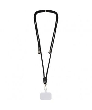 TOUR DE COU DE TÉLÉPHONE KUBI - BLANC - ACCESSOIRES DE TÉLÉPHONIE PUBLICITAIRES